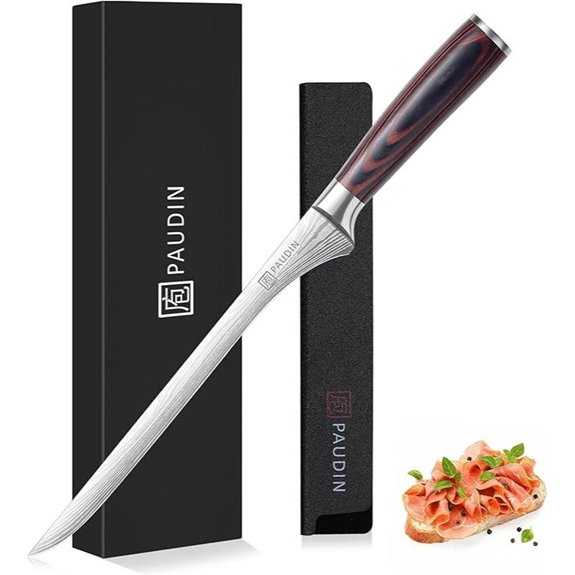 PAUDIN 10-Inch Carving Knife with Sheath