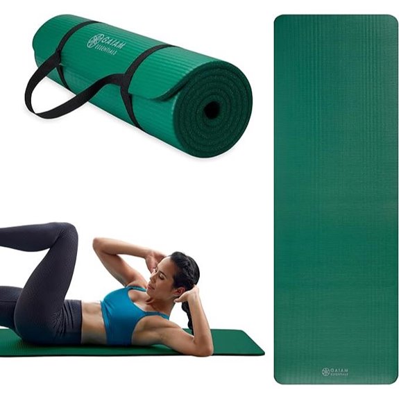 Gaiam Essentials 10mm Yoga & Pilates Mat with Carrier