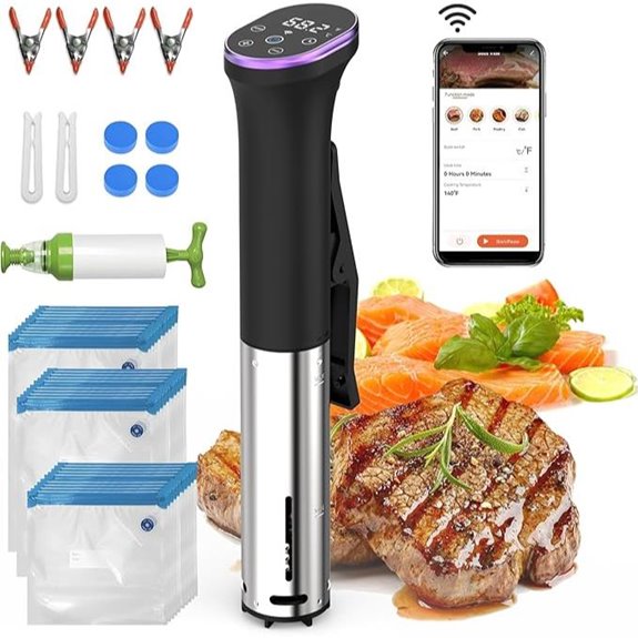 Hobsir 1100W Sous Vide Cooker Kit with Accessories