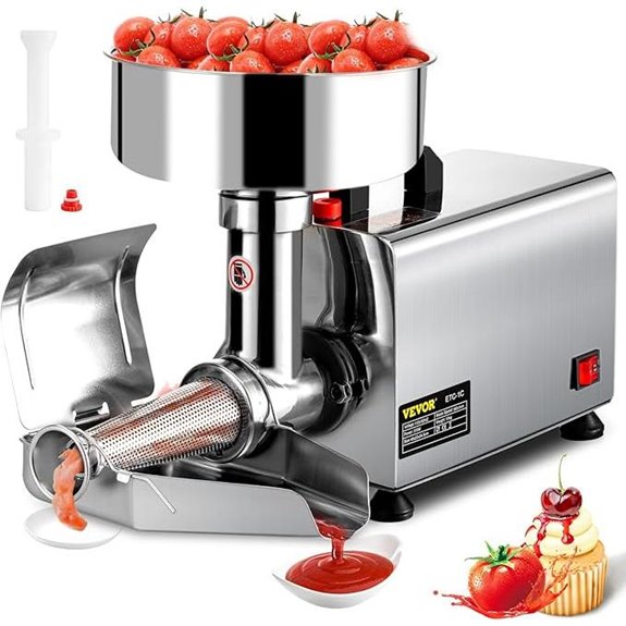 VBENLEM 110V Electric Tomato Strainer and Sauce Maker