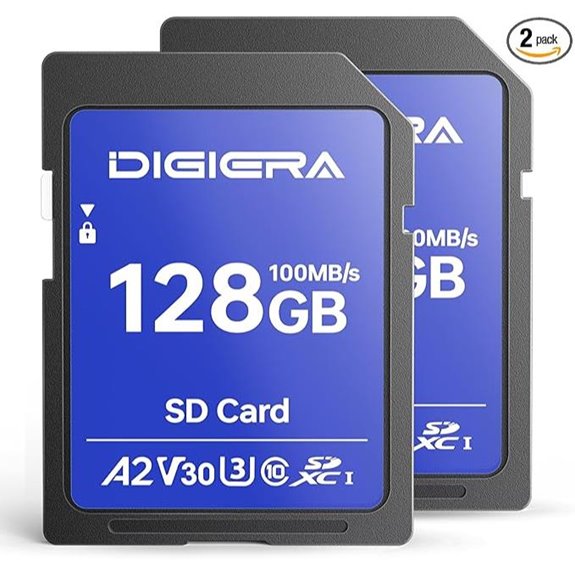 128GB SDXC UHS-I Memory Card Bundle