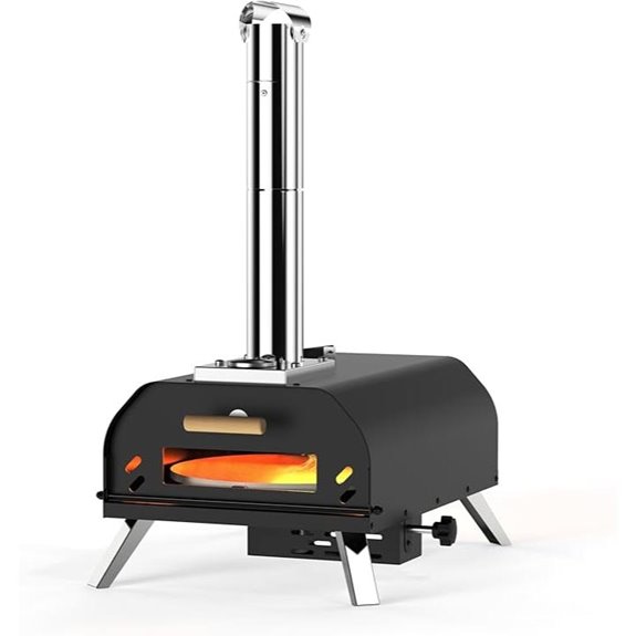 12-Inch Outdoor Wood Pellet Pizza Oven