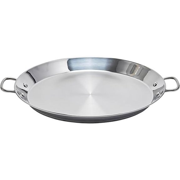 Garcima 14-inch Stainless Steel Paella Pan