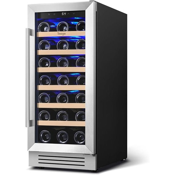 Yeego 15-Inch Wine Fridge Holds 33 Bottles