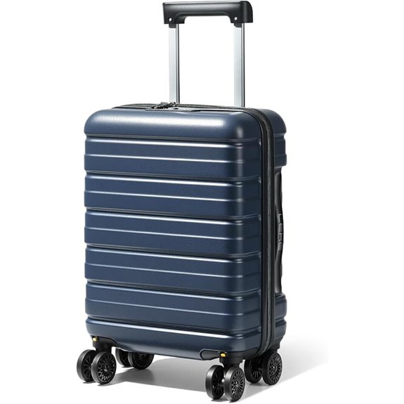 Lekesky 16-Inch Underseat Hard Shell Carry-On Luggage