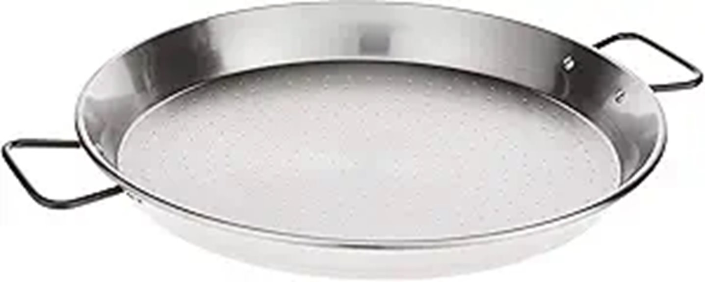 Garcima 16-Inch Pata Negra Restaurant Grade Paella Pan 40cm
