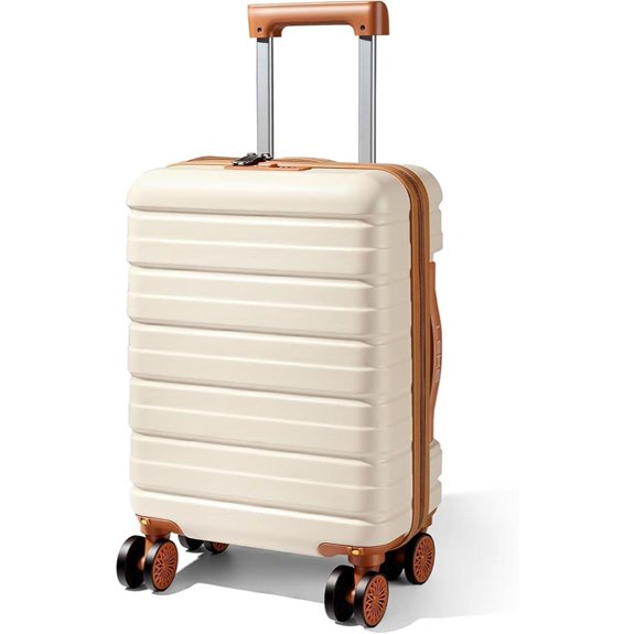 Lekesky 16-Inch Underseat Carry-On Luggage with TSA