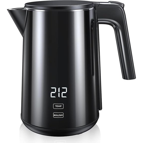 Electric Kettle 1.0L 1200W with Temperature Control