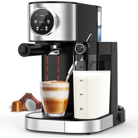 COWSAR 20 Bar Espresso Machine with Milk Frother