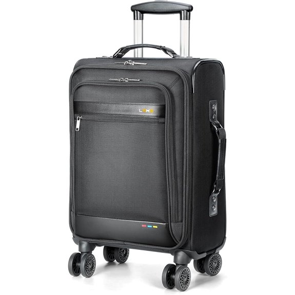 Lekebobor 20-Inch Carry-On Luggage with Wheels