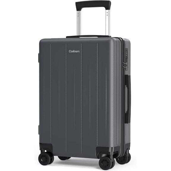 Carry On Luggage 20-Inch Hard Shell Spinner Suitcase