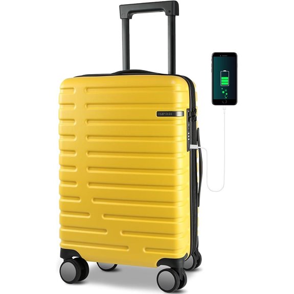 20 inch spinner with tsa lock