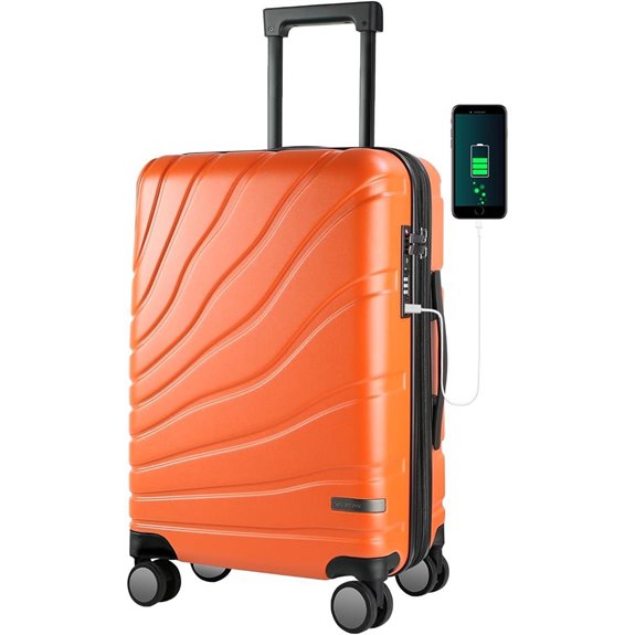 VANKEAN 20-Inch Spinner Carry-On with TSA Lock