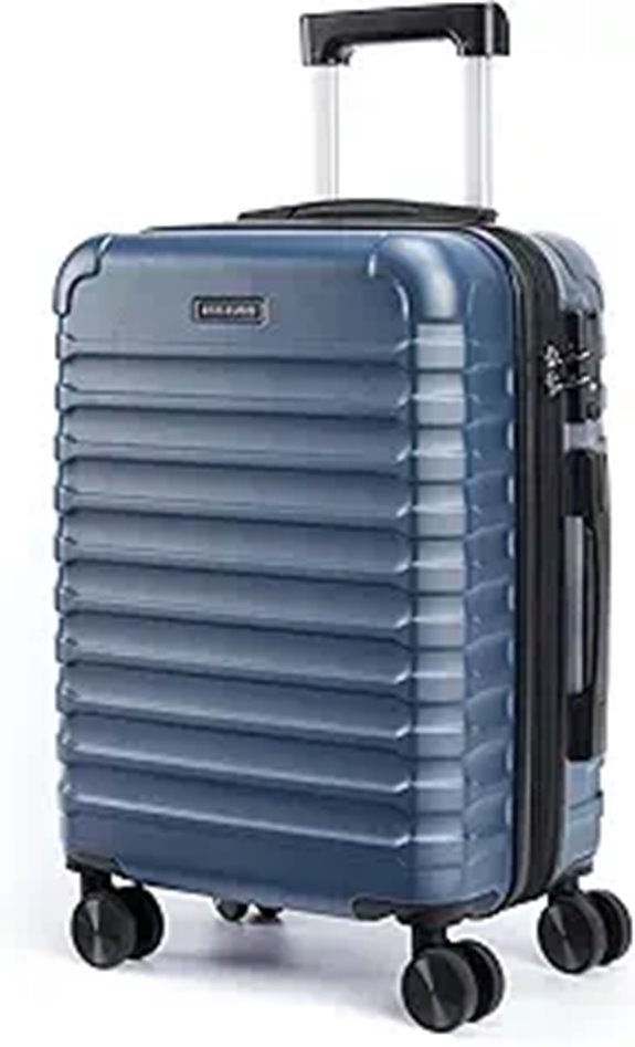 LIGHT FLIGHT 20-Inch TSA Lock Carry-On Suitcase