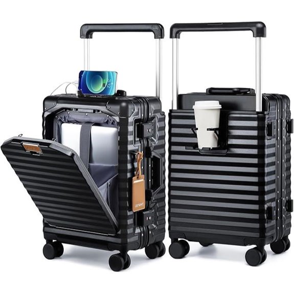 Joyway 20-Inch Hardshell Carry-On with USB and TSA