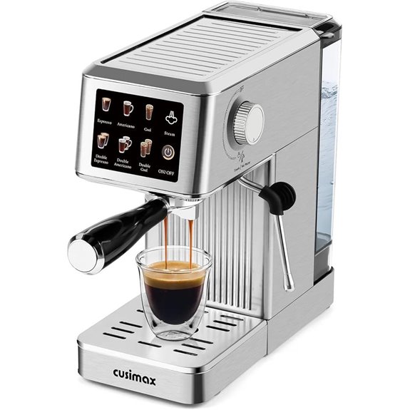 CUSIMAX 20Bar Espresso Machine with Removable Water Tank