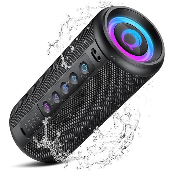 Bluetooth Portable Speaker with 20W Sound and Lights