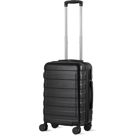 21-Inch Spinner Carry-On Luggage with Expandable Hardside