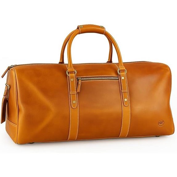 Northridge Leather 24-Inch Full-Grain Duffle Bag