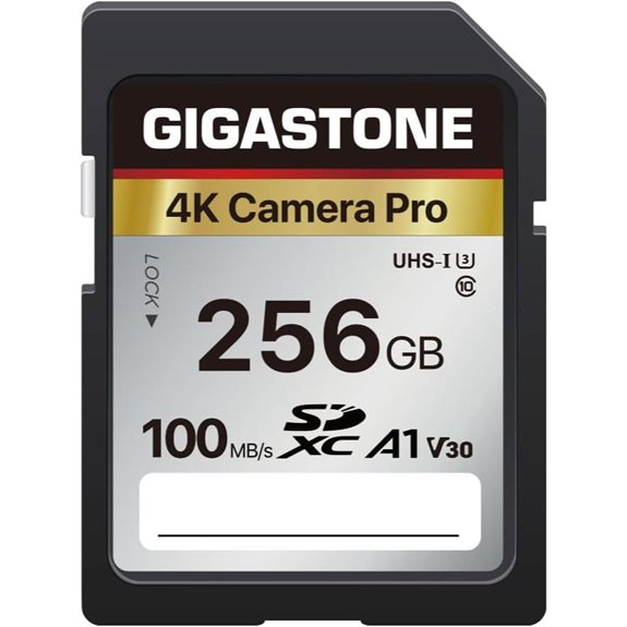 GIGASTONE 256GB SD Card with Mini Case
