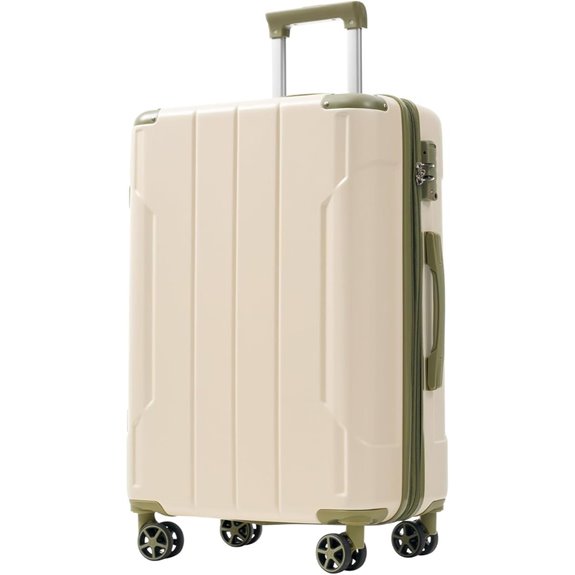 Merax 28-Inch Expandable Hardshell Suitcase with Spinner