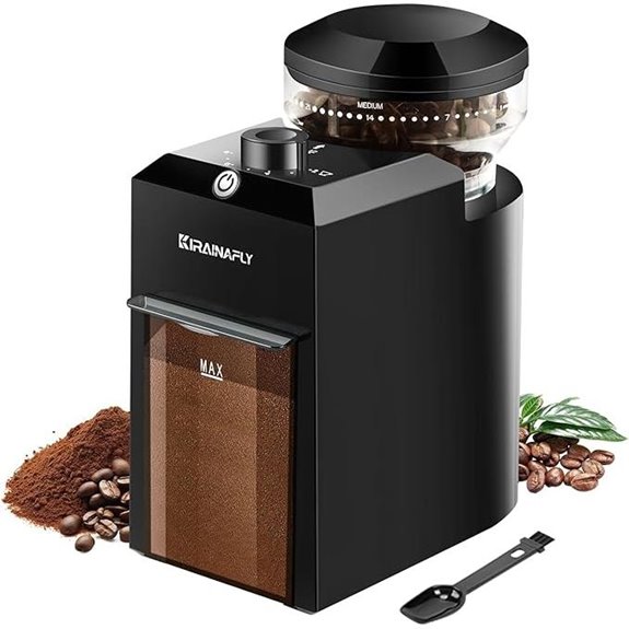 Electric Burr Coffee Grinder with 28 Settings