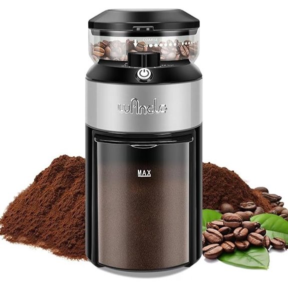 Wancle Flat Burr Coffee Grinder with 28 Settings