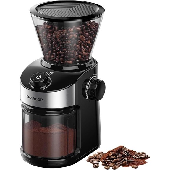 SHARDOR Electric Coffee Grinder with 32 Settings