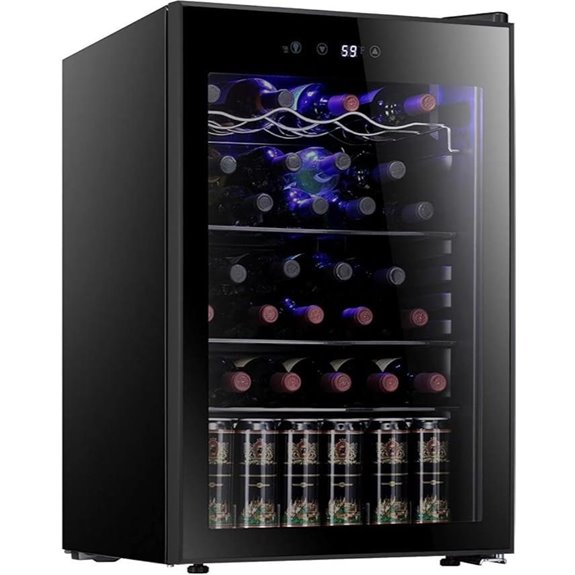 Antarctic Star 36-Bottle Wine Cooler and Beverage Fridge