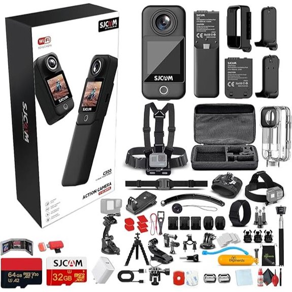SJCAM C300 4K Action Camera + Accessories
