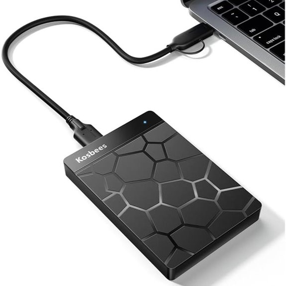 500GB External Hard Drive for PC and Consoles