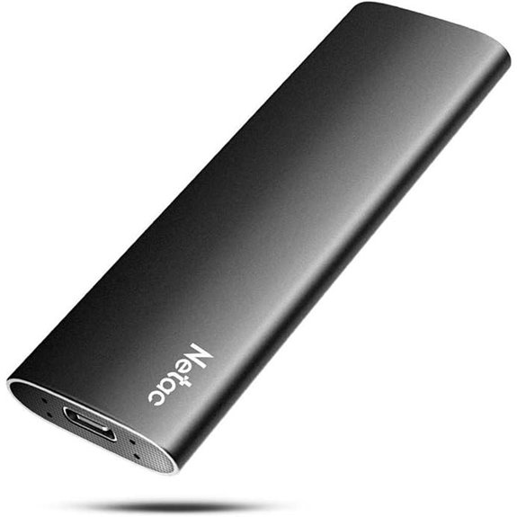 Netac 500GB Portable SSD USB 3.2 Gen 2 External Drive