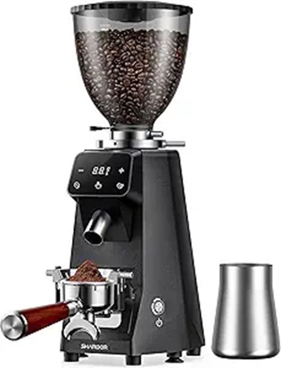 SHARDOR 64mm Burr Coffee Grinder with 100 Settings
