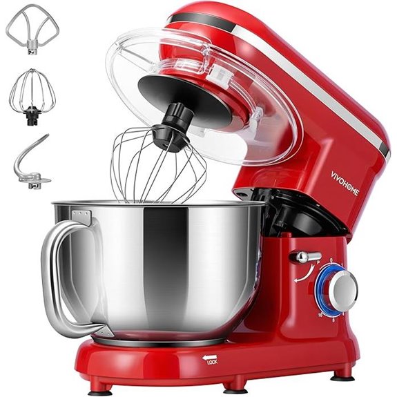 VIVOHOME 660W Stand Mixer with Accessories
