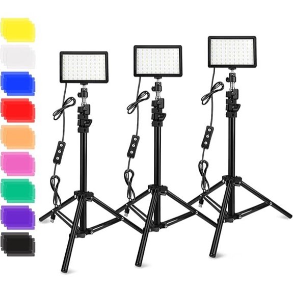 Obeamiu 70 LED Video Light Kit with Tripod