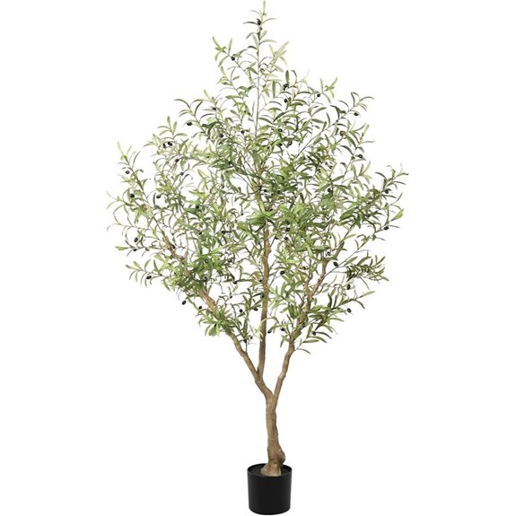 Artificial Olive Tree 7ft with Lifelike Fruits and Branches