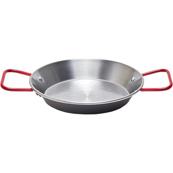 Garcima 8-Inch Carbon Steel Paella Pan 20cm