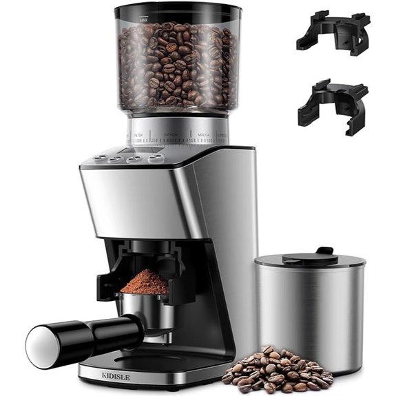 Conical Burr Coffee Grinder with 51 Settings