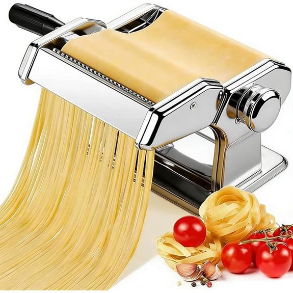 Manual Pasta Maker with Adjustable Thickness