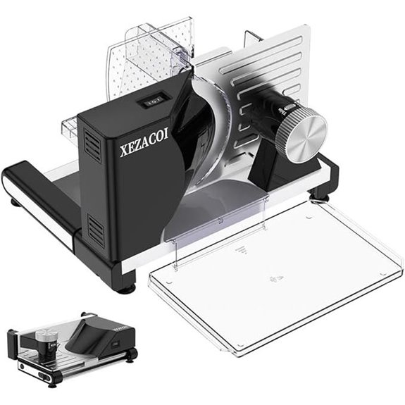adjustable thickness electric slicer