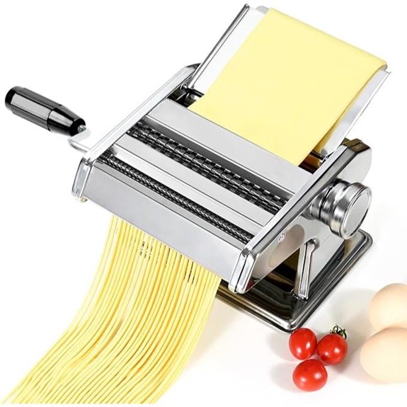 Manual Pasta Maker with Adjustable Thickness