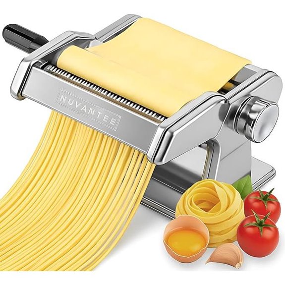 Nuvantee 2-in-1 Pasta Maker with Adjustable Thickness