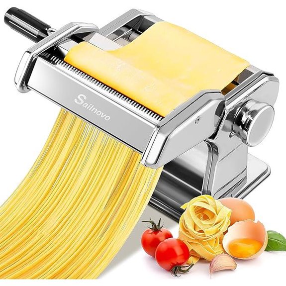Sailnovo Pasta Maker Machine with Adjustable Thickness
