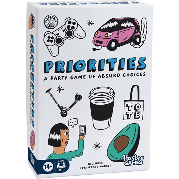Hasbro Priorities Party Game for Adults and Teens