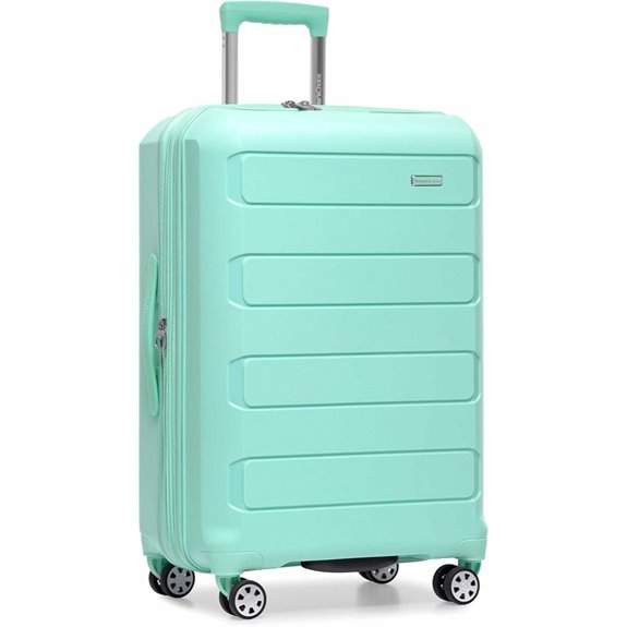 Traveler's Choice Pagosa Spinner Luggage Mint 26-Inch