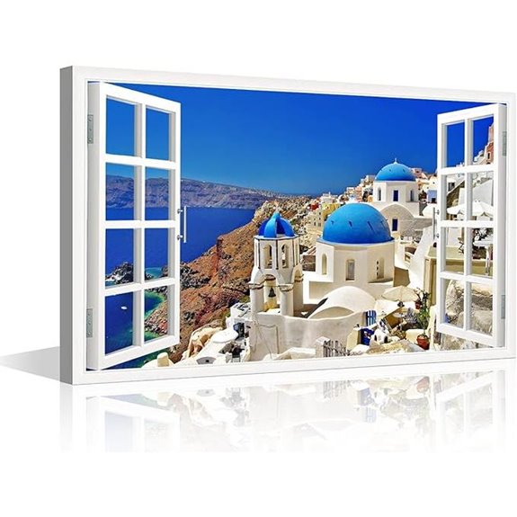 Aegean Landscape Canvas Wall Art 16x24