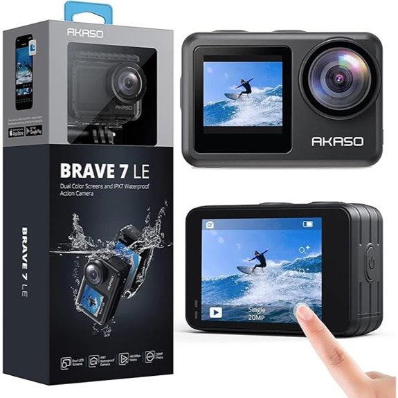 AKASO Brave 7 LE Action Camera with Accessories