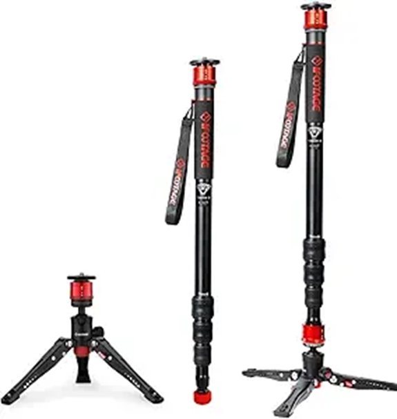 IFOOTAGE 71 Aluminum Camera Monopod with Feet