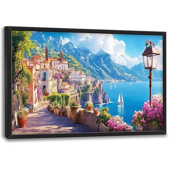 Italy Wall Art - Amalfi Coast Beach Canvas Print