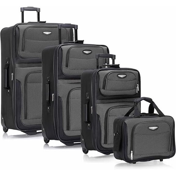 Travel Select Amsterdam 4-Piece Expandable Luggage Set